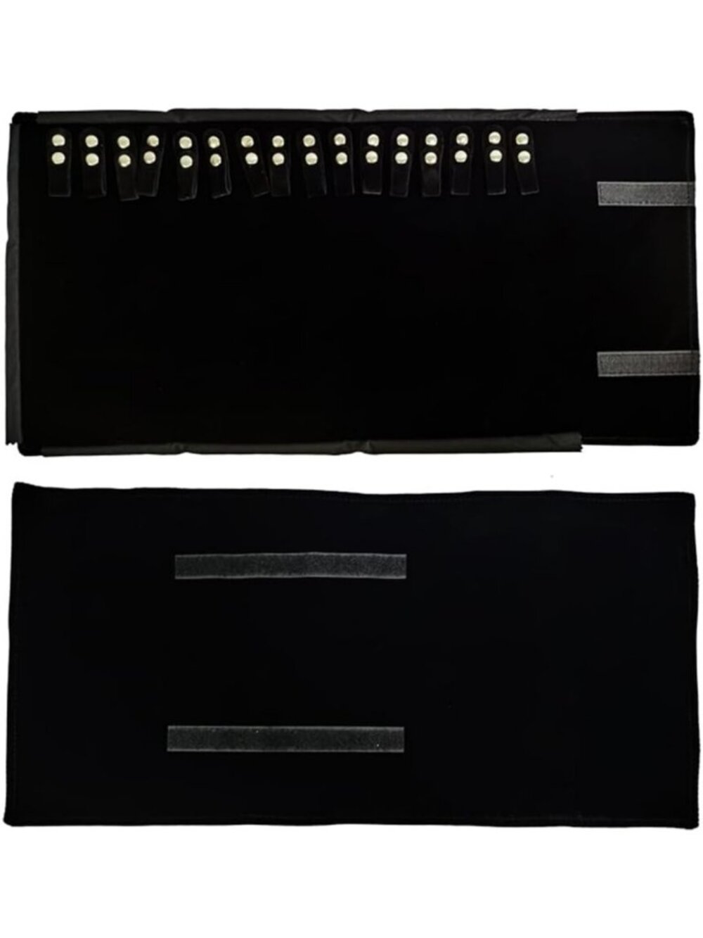 Portable Velvet Jewelry Organizer | 16 Slot Travel Case, Foldable